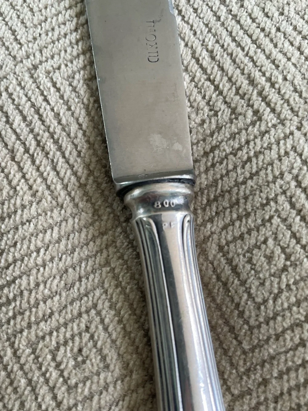 Vintage oversized knife and fork